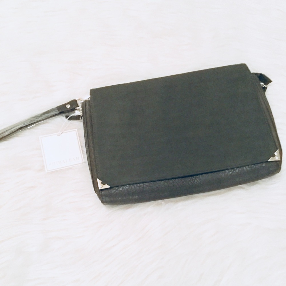 Gifted Shiraleah Chicago Green Clutch Vegan - Picture 3 of 8